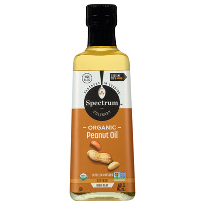 Spectrum Culinary™ Organic Peanut Oil 16 fl. oz. Bottle