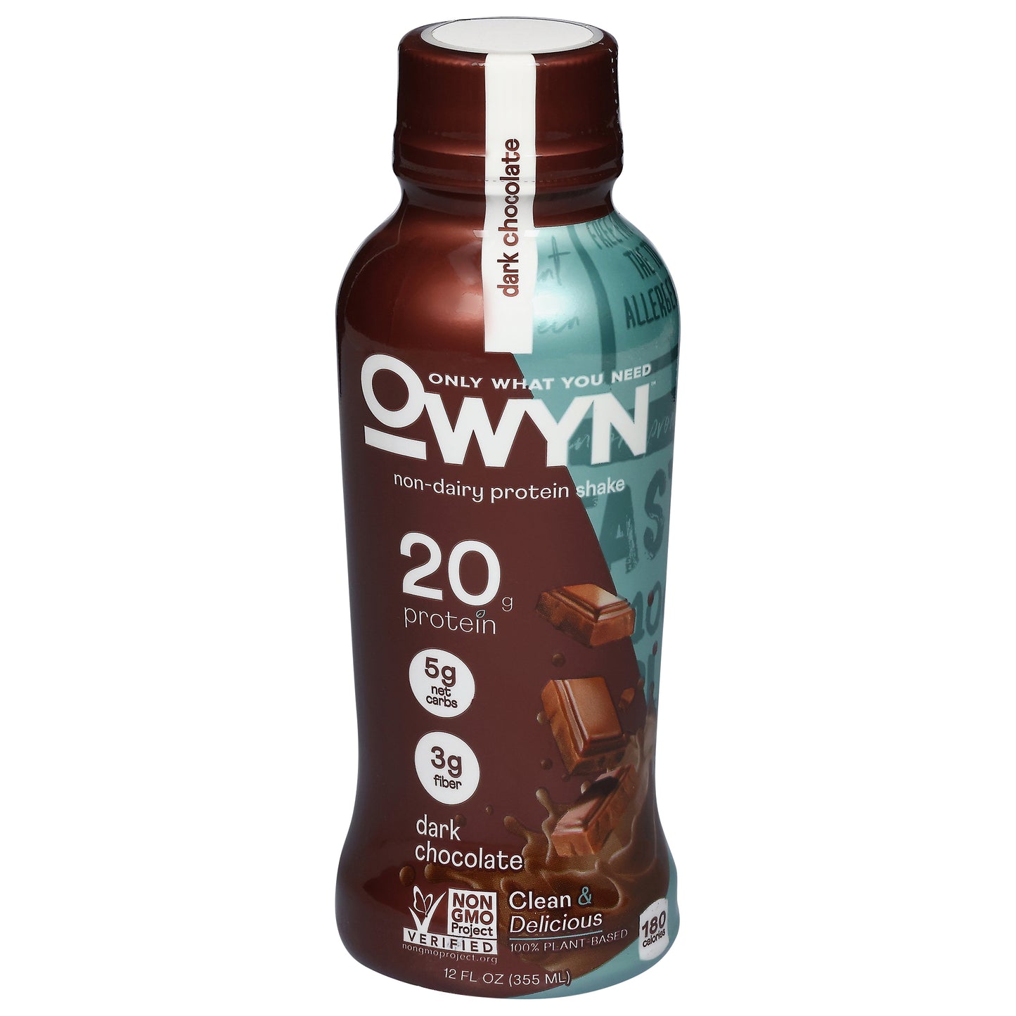 OWYN Non-Dairy Dark Chocolate Protein Shake 12 fl oz