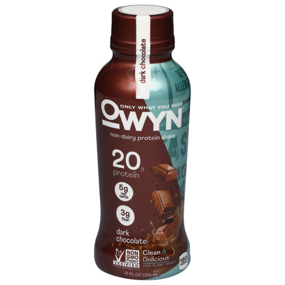 OWYN Non-Dairy Dark Chocolate Protein Shake 12 fl oz