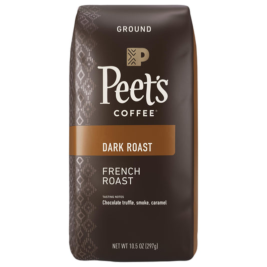 Peet's Coffee, French Roast Dark Roast Ground Coffee - 10.5oz Bag