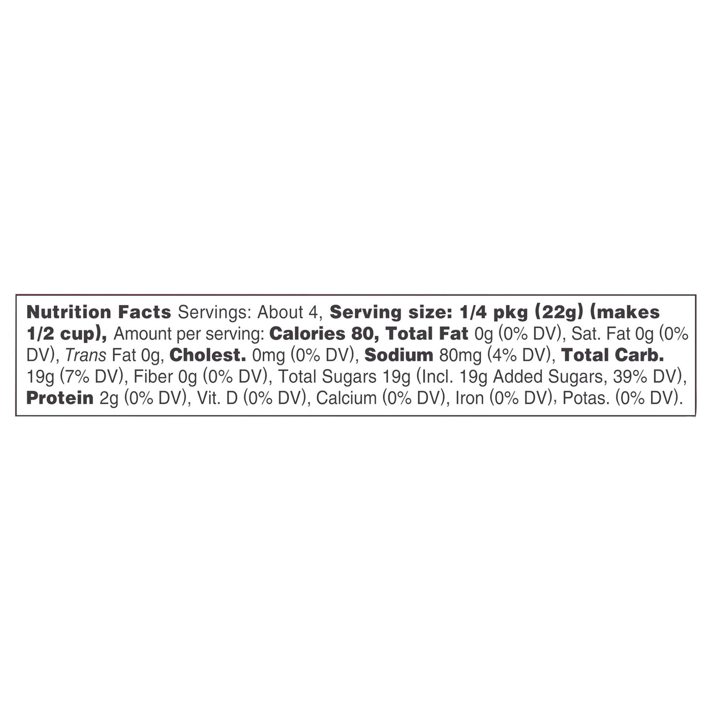 Jell-O Raspberry Artificially Flavored Gelatin Dessert Mix, 3 oz Box