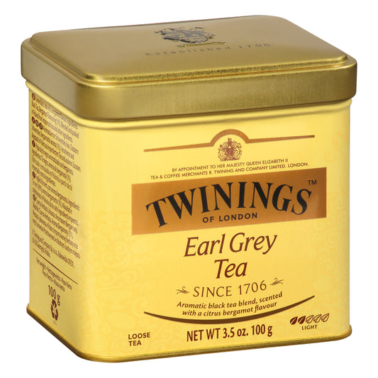 Twinings Light Loose Earl Grey Black Tea 3.5 oz
