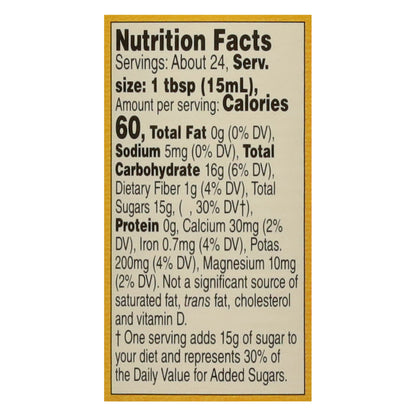 Grandma's Unsulphured Original Molasses 12 fl oz