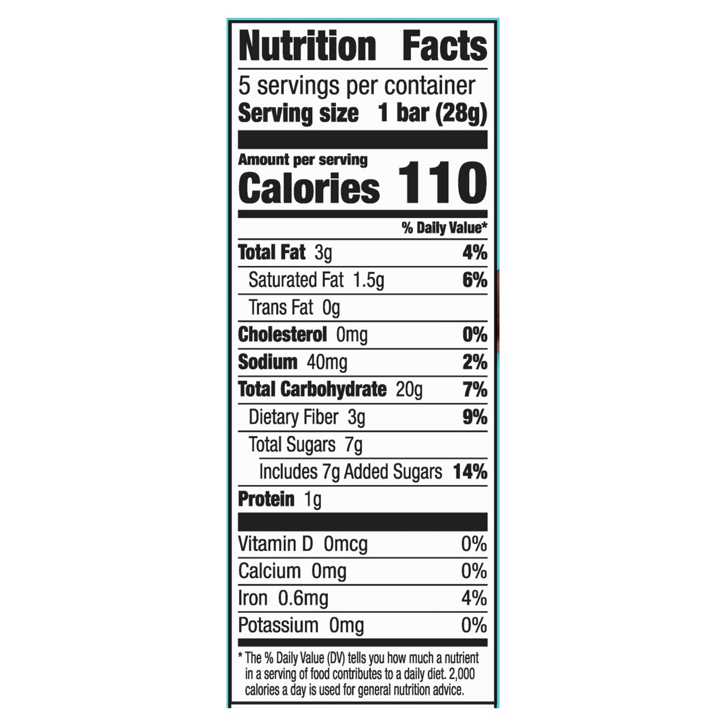 Annie's Gluten Free Chewy Granola Bars, Double Chocolate Chip, 5 Bars, 4.9 oz