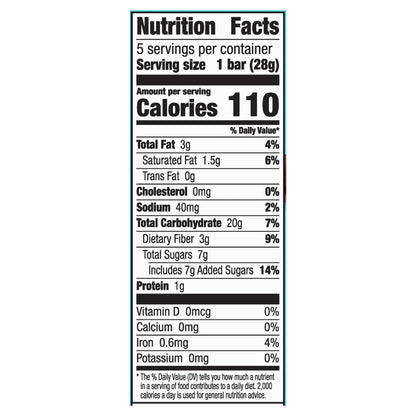 Annie's Gluten Free Chewy Granola Bars, Double Chocolate Chip, 5 Bars, 4.9 oz