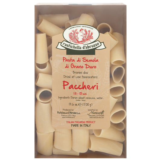 Rustichella d'Abruzzo Paccheri 17.6 oz Bag