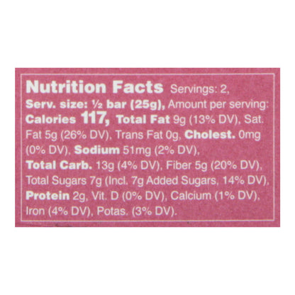 Raaka 71% Cacao Unroasted Pink Sea Salt Dark Chocolate 1.8 oz