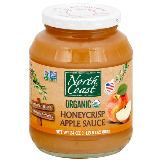 North Coast Apple Sauce 24 oz - Honey