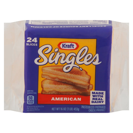 Kraft Singles American Cheese Slices 24 ea
