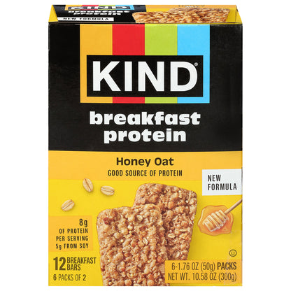 Kind Honey Hot Breakfast Bars 6 - 2 Bar Packs