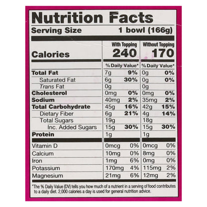Sambazon Organic Dragon Fruit Smoothie Bowl 5.9 oz