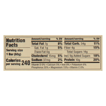 Jambar Organic Artisan Malt Nut Melody Energy Bar 2.12 oz