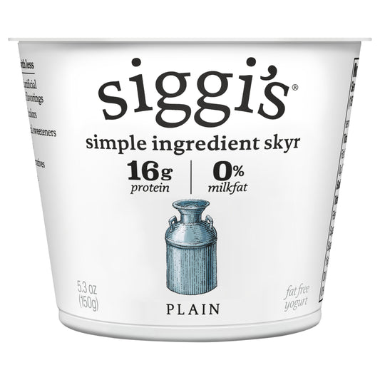 siggi’s® Icelandic Skyr Nonfat Yogurt, Plain