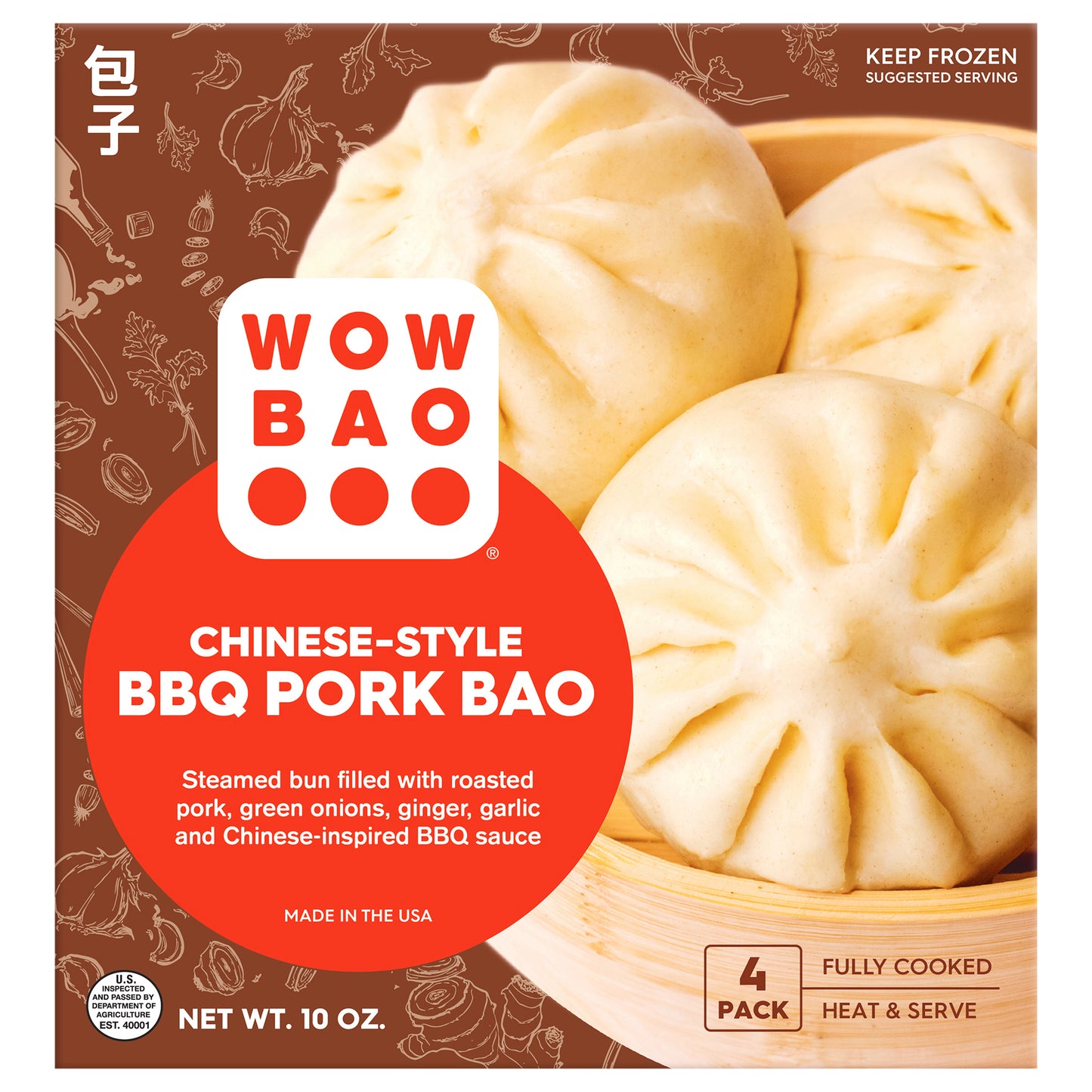 Bao, Chinese-Style BBQ Pork CPG Package