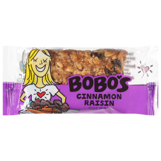Bobo's Cinnamon Raisin Oat Bar Vegan 3 oz