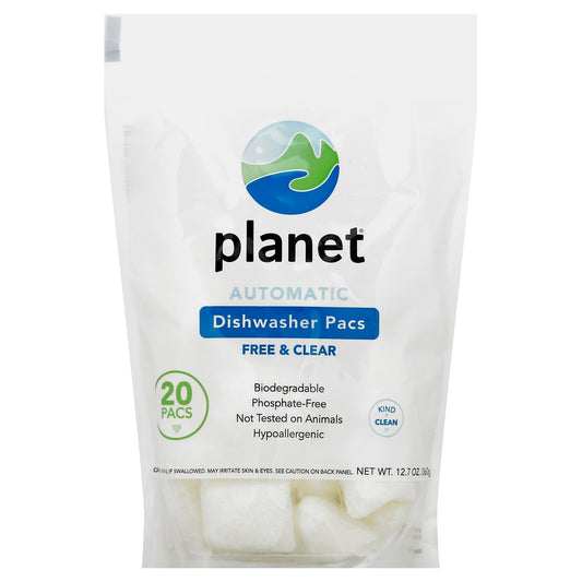 Planet Dishwasher Pacs 20 ea