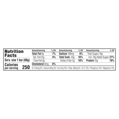 CLIF BAR - Oatmeal Raisin Walnut - Made with Organic Oats - Energy Bars - Non-GMO - Plant Based Protein Bars (1 Count)