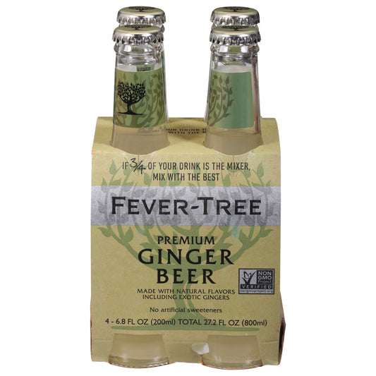 Fever-Tree Premium Ginger Beer 4 - 6.8 fl oz Bottles