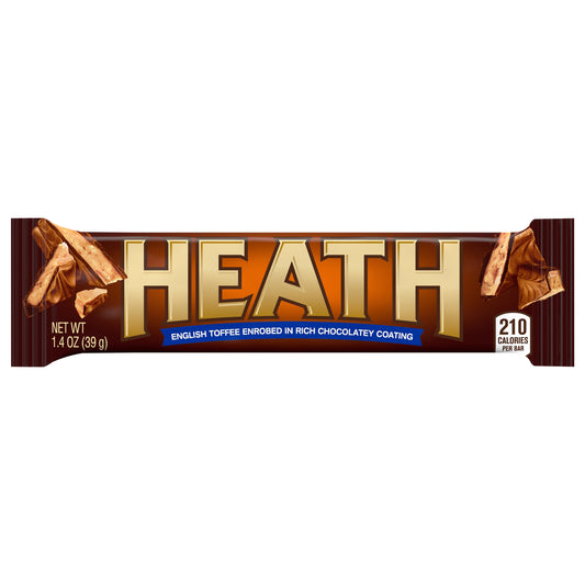 HEATH Chocolatey English Toffee Candy Bar, 1.4 oz