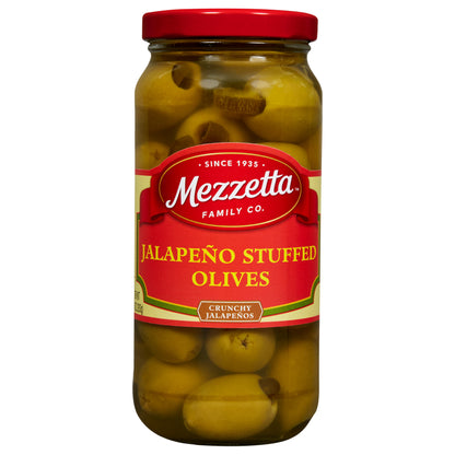 Mezzetta Jalapeño Stuffed Olives, 10 oz Dr. Wt.