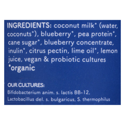 Cocojune Organic Greek-Style Cultured Coconut Blueberry Lemonade Yogurt 5 oz