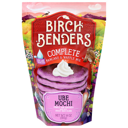 Birch Benders Complete Ube Mochi Pancake & Waffle Mix 14 oz