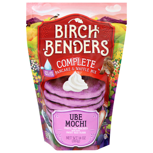 Birch Benders Complete Ube Mochi Pancake & Waffle Mix 14 oz