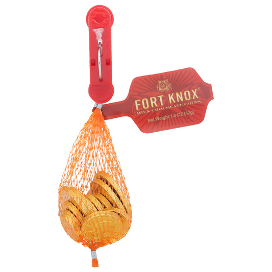 Fort Knox Milk Chocolate Coins 1.5 oz Net