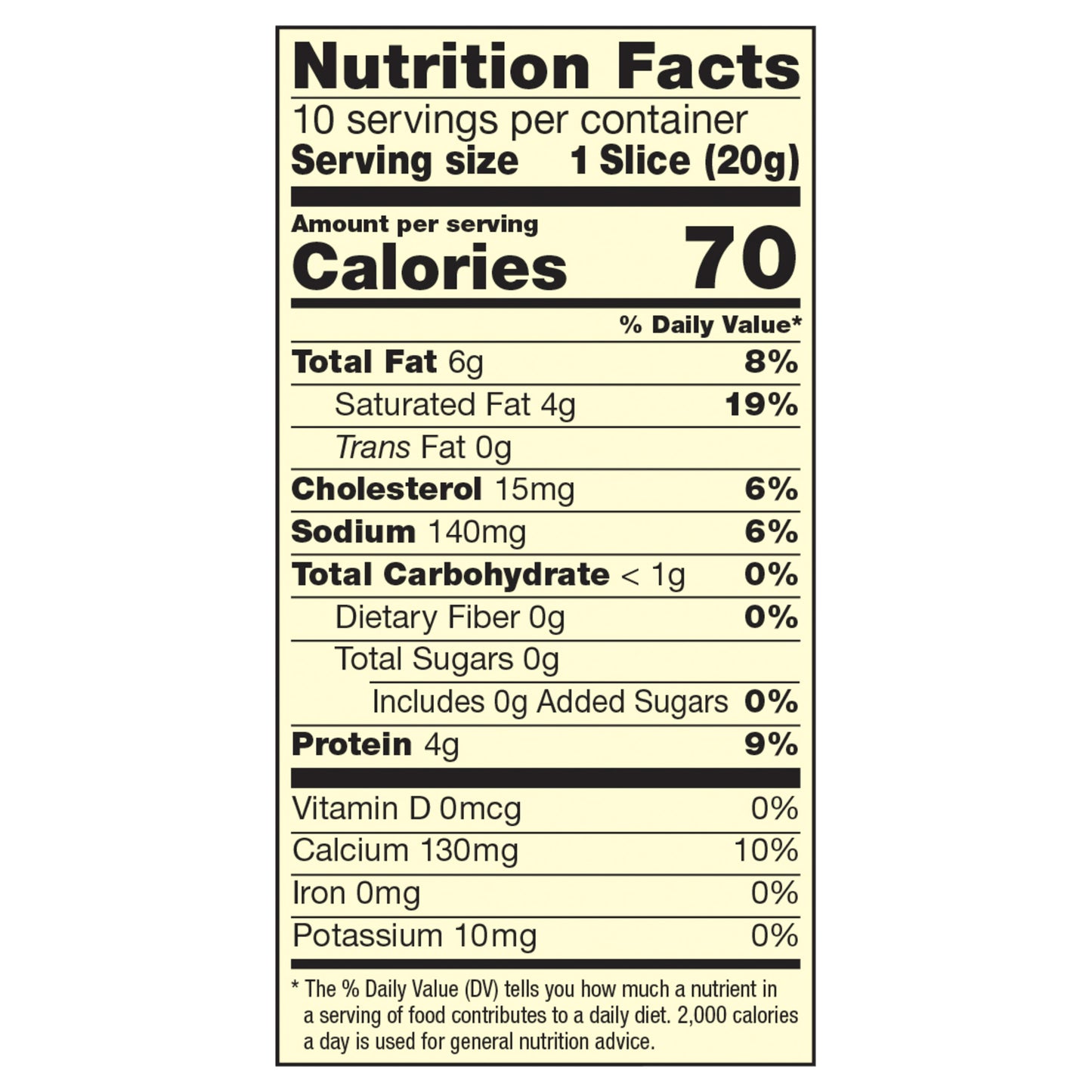 Sargento® Sliced Havarti Natural Cheese, 10 slices