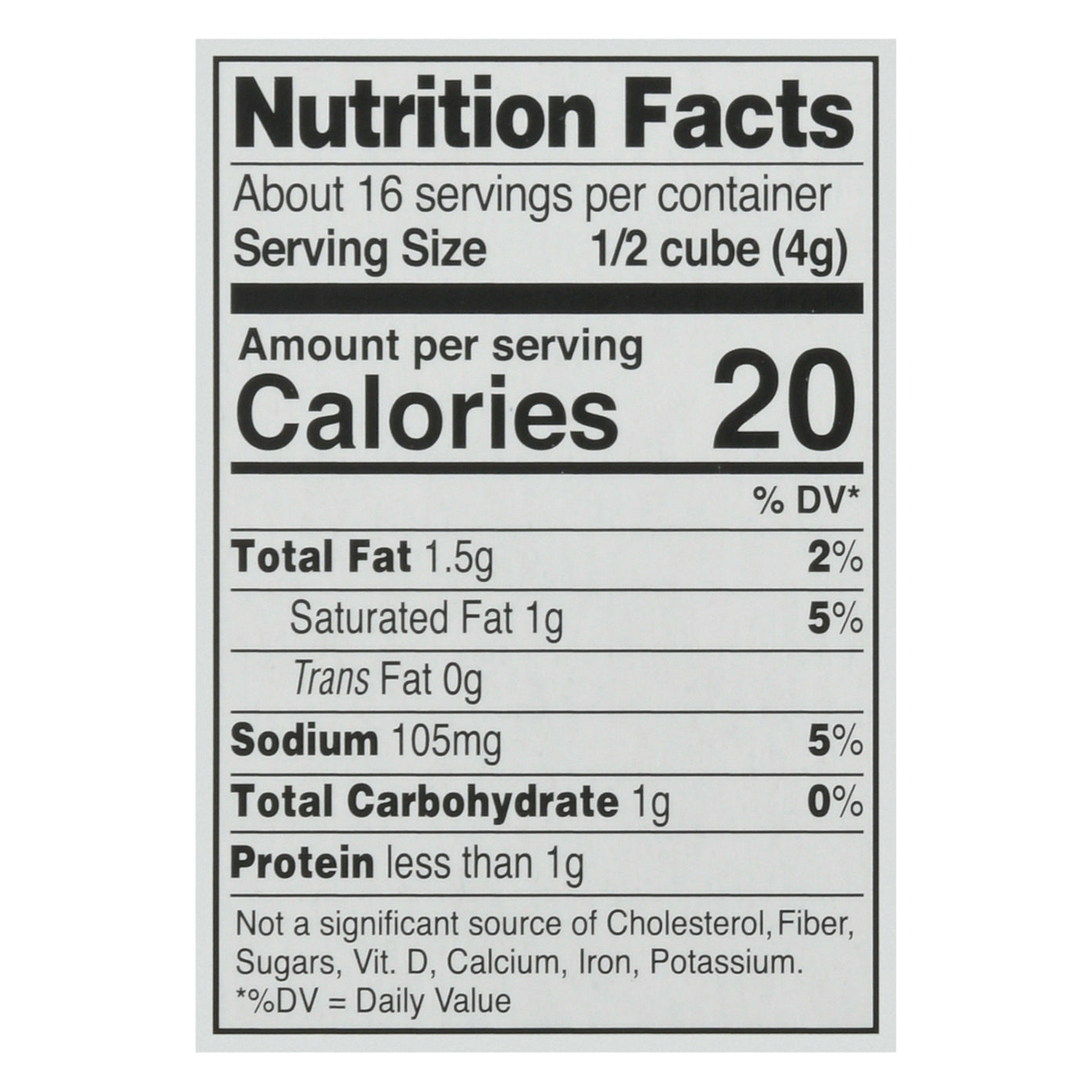 Edward & Sons Low Sodium Garden Veggie Bouillon Cubes 8 ea