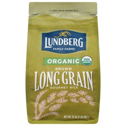 Lundberg Family Farms Organic Brown Long Grain Gourmet Rice 32 oz