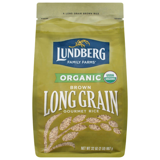 Lundberg Family Farms Organic Brown Long Grain Gourmet Rice 32 oz