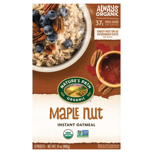 Nature's Path Organic Maple Nut Oatmeal 14oz Box