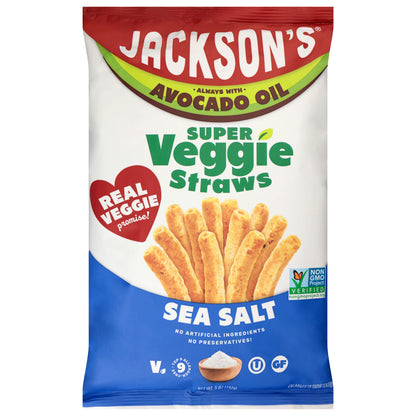 Jackson's Super Sea Salt Veggie Straws 5 oz