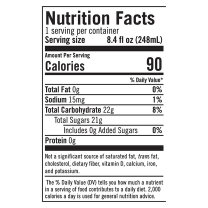 IZZE Sparkling Peach Juice Beverage 8.4 Fl Oz Can
