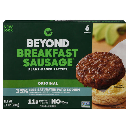 Beyond Breakfast Sausage Plant-Based Original Patties 6 ea