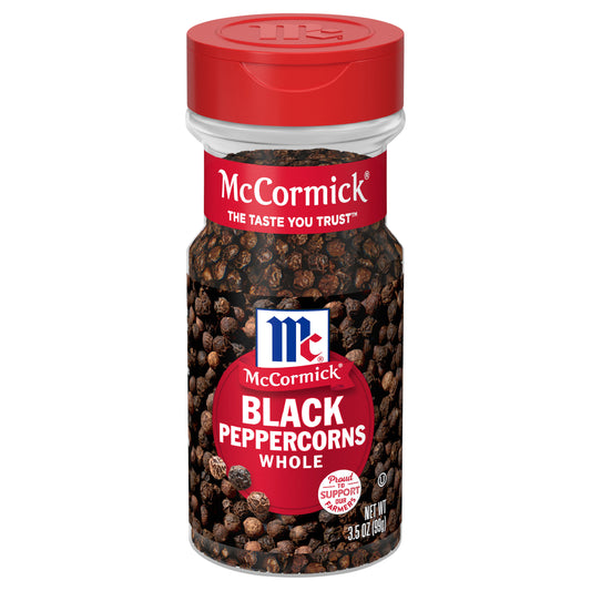 McCormick Black Pepper - Whole, 3.5 oz