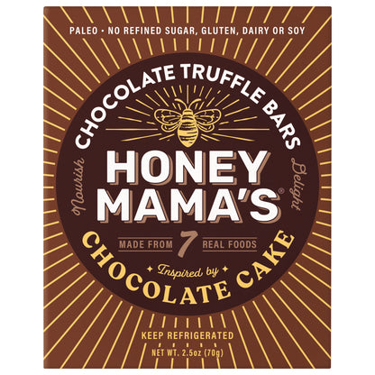 Honey Mama's Chocolate Cake Chocolate Truffle Bar 2.5oz