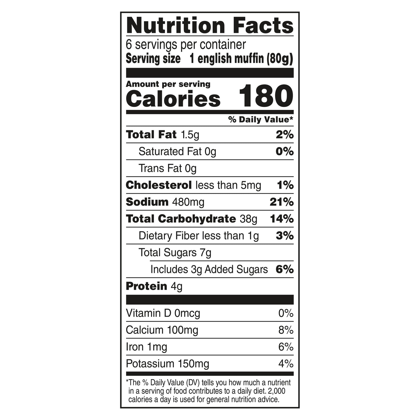 GLUTINO English Muffins, 16.9 oz