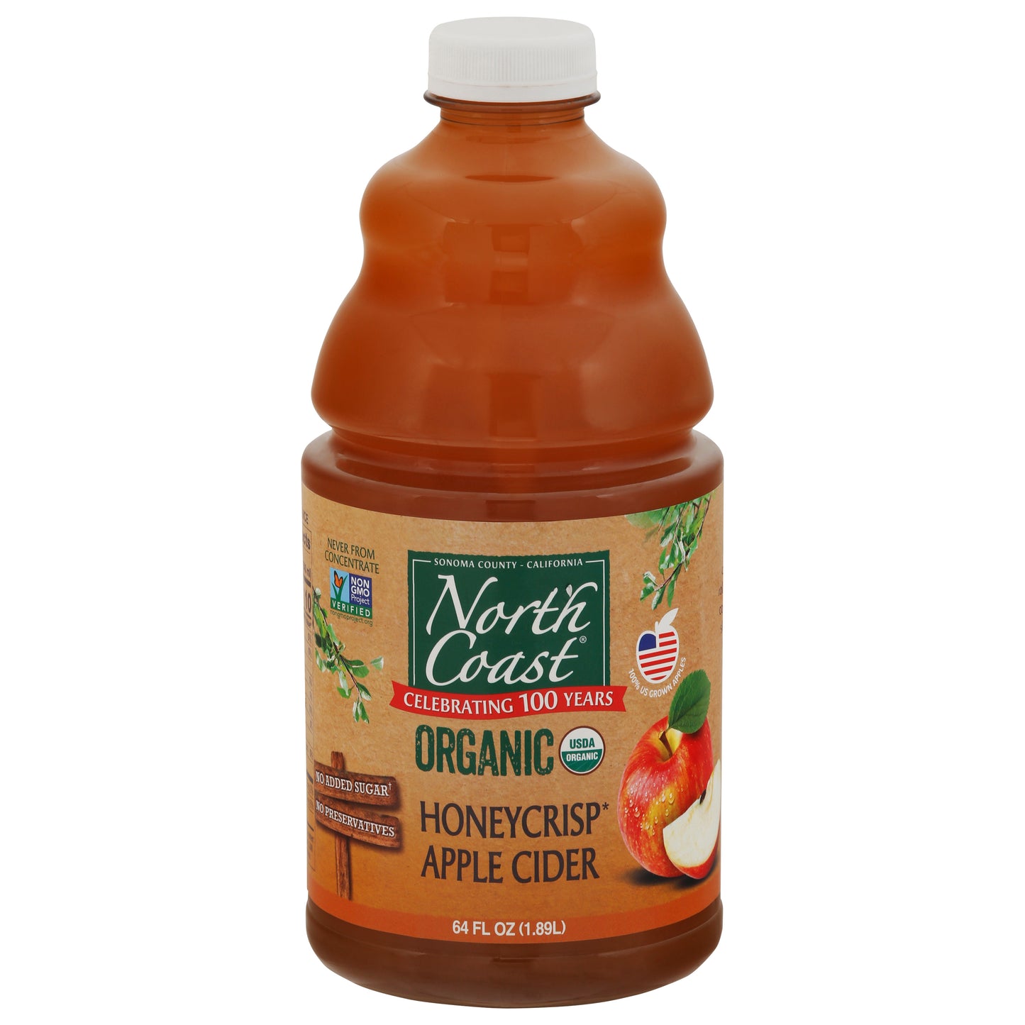 North Coast Organic Honeycrisp Apple Cider 64 fl oz