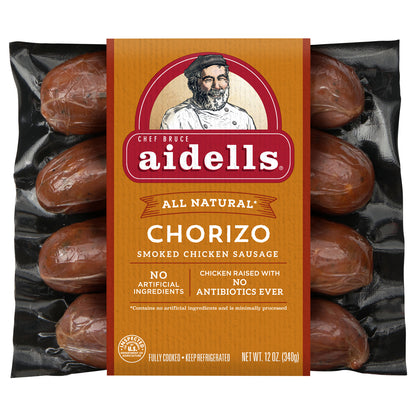 Aidells® Smoked Chicken Sausage, Chorizo, 12 oz. (4 Fully Cooked Links)