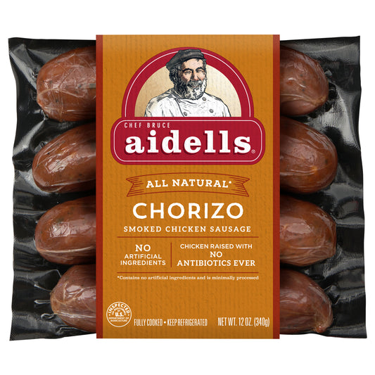 Aidells® Smoked Chicken Sausage, Chorizo, 12 oz. (4 Fully Cooked Links)