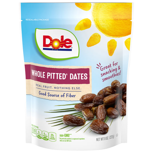 Dole Whole Pitted Dates 8 oz