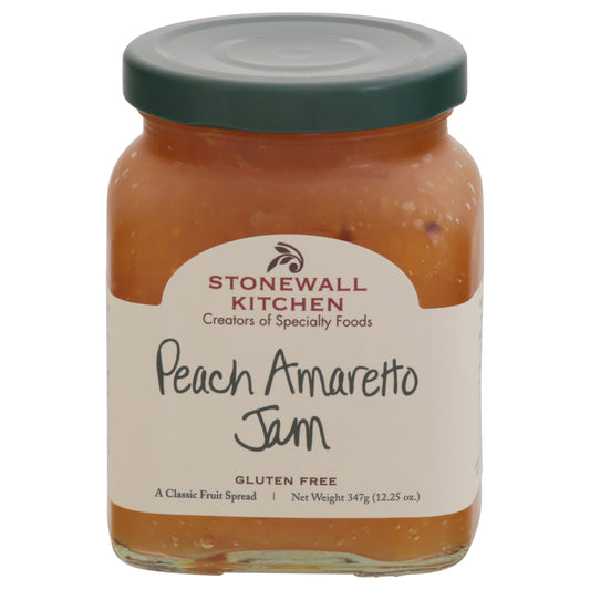 Stonewall Kitchen Peach Amaretto Jam 12.25 oz