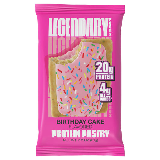 Protein Pastry - Birthday Cake, 2.2 oz Pastry