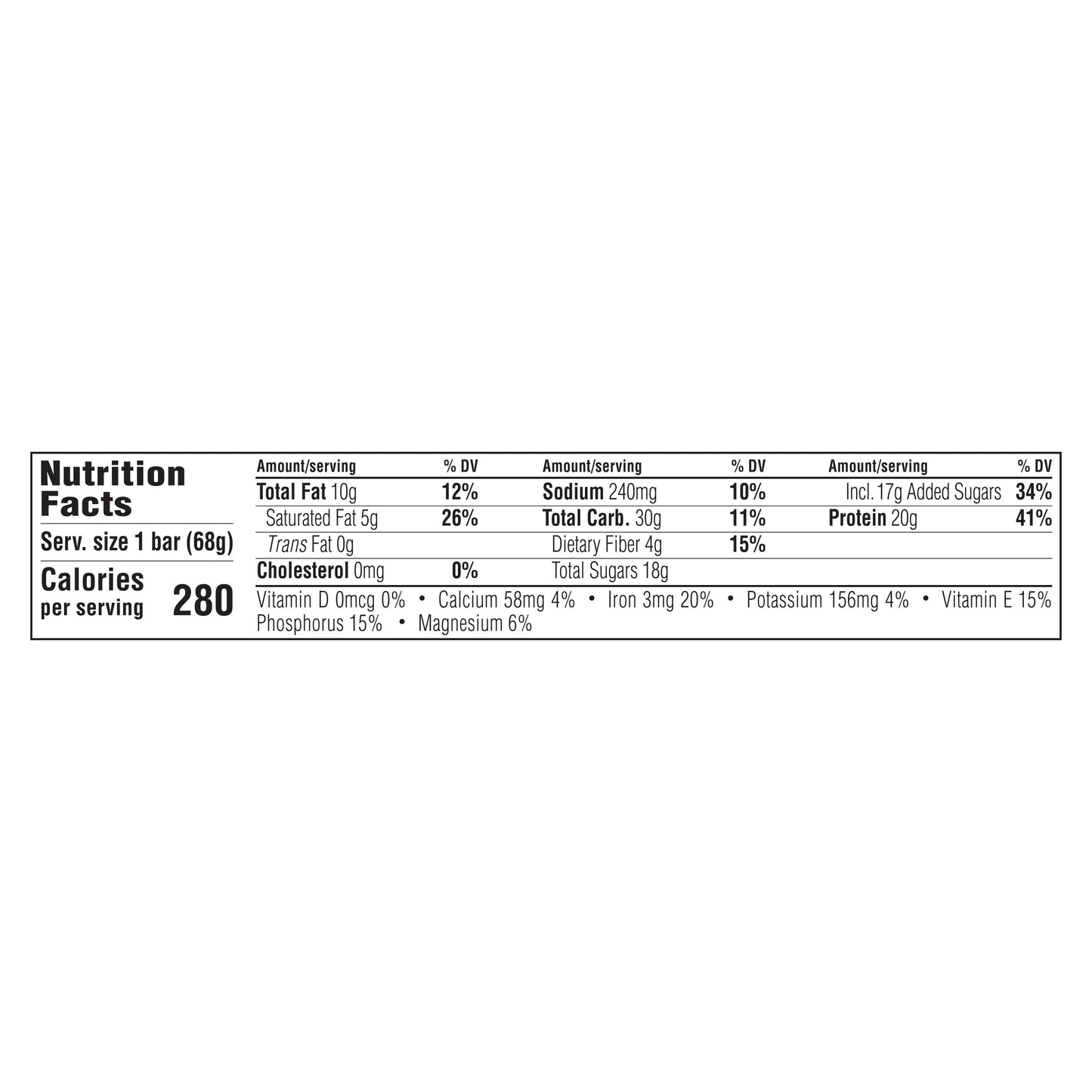 CLIF Builders - Vanilla Almond Flavor - Protein Bar - Gluten-Free - Non-GMO - Low Glycemic - 20g Protein - 2.4 oz.
