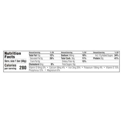 CLIF Builders - Vanilla Almond Flavor - Protein Bar - Gluten-Free - Non-GMO - Low Glycemic - 20g Protein - 2.4 oz.