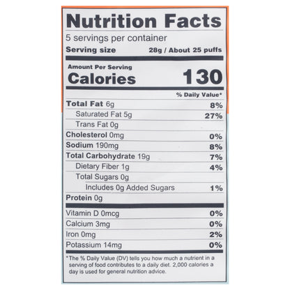 LesserEvil Organic Paleo No Cheese Cheesiness Puffs 5 oz