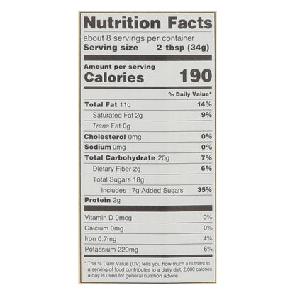 Nocciolata Dairy Free Organic Extra Creamy Hazelnut Spread with Cocoa 8.82 oz