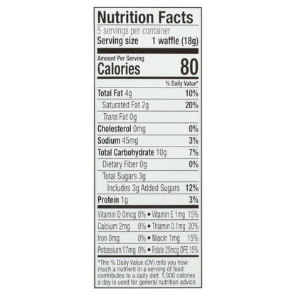 Sprout Organic Blueberry Apple Wafflez 5 - 0.63 oz Packets